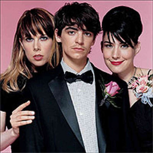 ... on the cover of its CD 'This Island.' Kathleen Hanna is on the right