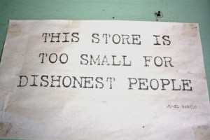 Everybody is welcome to this small store: