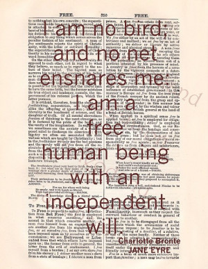Jane Eyre quote,freedom,free,instant download,printable art,home decor ...