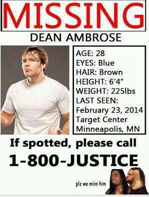What's happened to Dean Ambrose?