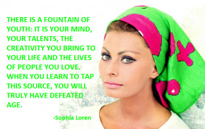 Sophia Loren (20 September 1934) is an Italian actress.