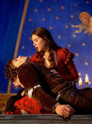 ... and Hailee Steinfeld as Juliet Capulet in Romeo and Juliet (2013