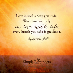 gratitude and love for life gratitude and love for life