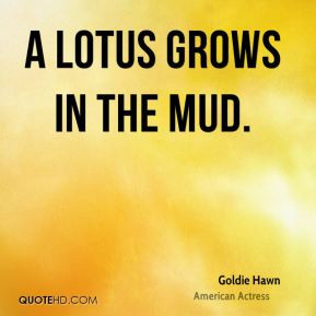 Goldie Hawn - A Lotus Grows in the Mud.