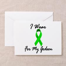 Wear Lime Green For My Godson 1 Greeting Card for