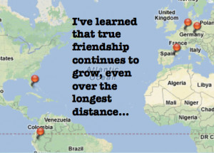 ... in a long distance relationship friend quotes distance on pinterest