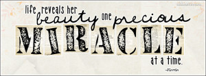 Precious Miracle Facebook Cover