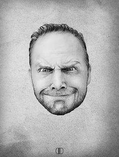Bill Burr Portrait by Ari Bennett