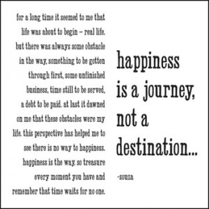 Happiness is a Journey - Souza - Greeting Card - Quotable Cards