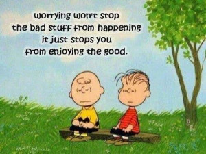 Charlie Brown....worry wart