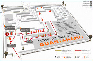 guantanamo bay detention camp map