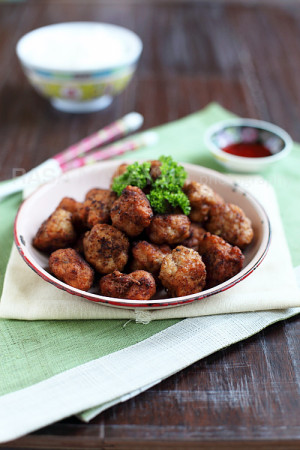 Fried Meatballs pictures (1 of 4) HD Wallpaper