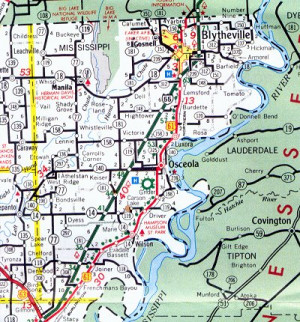 Map Louisiana Mississippi