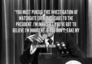 Richard Nixon Watergate Quotes
