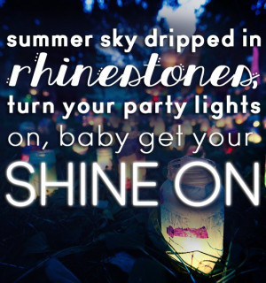 Baby get your shine on!
