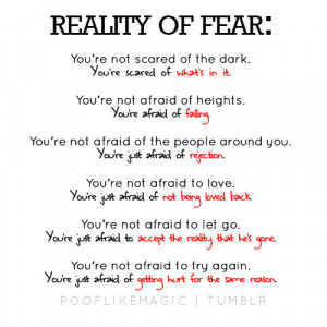 Fear,life,philosophy,quote