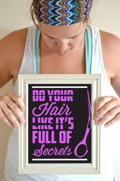 Funny Salon Art Print, Mean Girls Quote, Hair Quote Art Print, Hair ...
