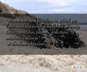 Quotes about Missions