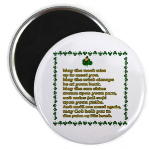 Irish Sayings, Toasts and Ble Magnet