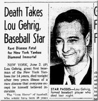 More of quotes gallery for Lou Gehrig's quotes