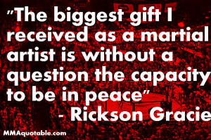 Rickson Gracie Martial Arts...