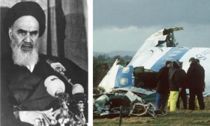 Did Ayatollah Khomeini (L) order the downing of the Pam Am flight 103 ...
