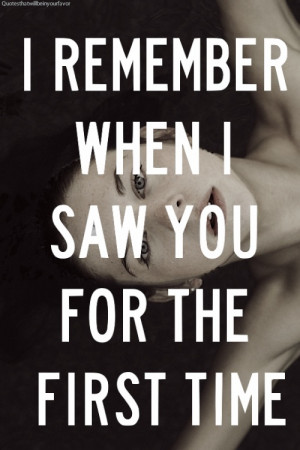 first love quotes sight inspirational