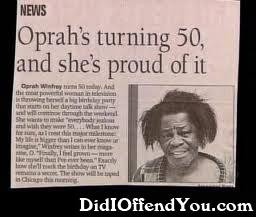 Oprah's turning 50 and she's proud of it