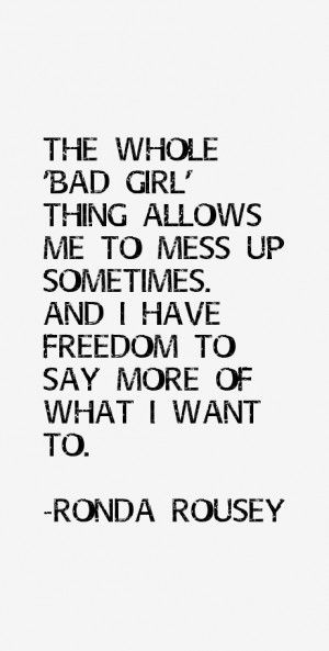 Ronda Rousey Quotes & Sayings