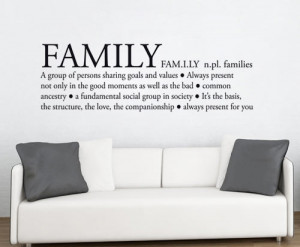 Home » Quotes & Phrases » Family Definition Sticker