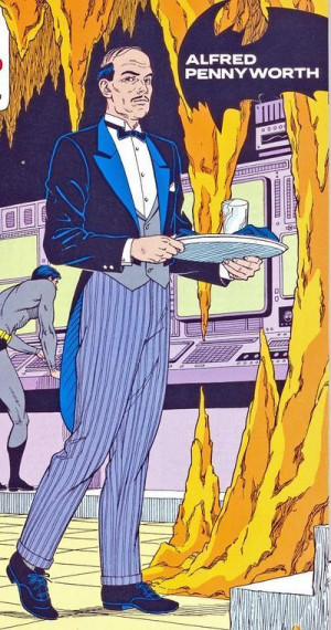Alfred in the Batcave
