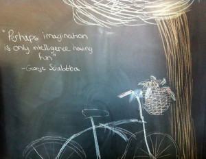 ... imagination is only intelligence having fun.