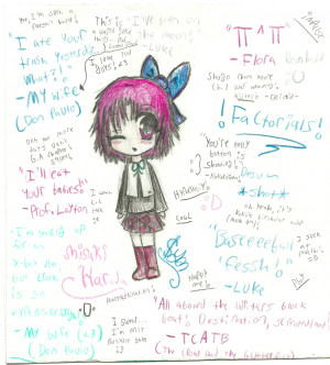 Little Misaki + Random Quotes by Symphonicheart