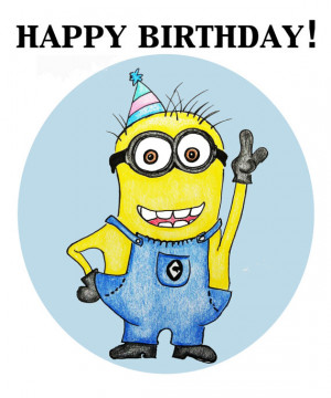 Minions Saying Happy Birthday