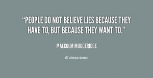 Believing Lies Quotes