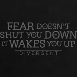 Fear Doesn’t Shut You Down It Wakes You Up