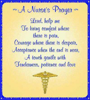 Nurse's Prayer Coverlet