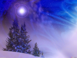 Winter Night Latest Wallpaper