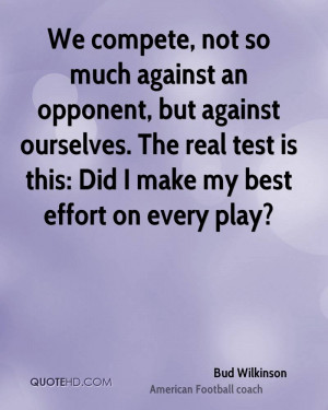 Bud Wilkinson Quotes