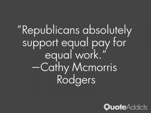 Republicans absolutely support equal pay for equal work Wallpaper 1