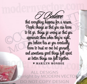 marilyn monroe quote vinyl wall stickers tumblr quotes marilyn monroe