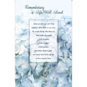 10 Lovely Funeral Card Messages (UK Version)