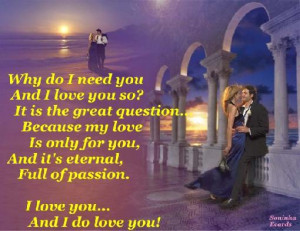 Why Do I Need You Most