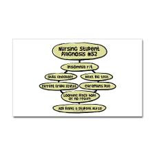 Student Nurse Diagnosis 52 Rectangle Sticker for