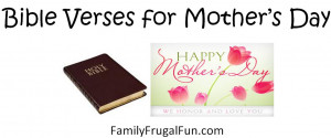 Bible Verses For Mothers Day