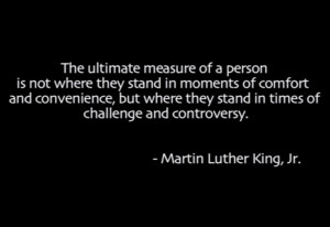 in times of challenge and controversy martin luther king jr