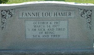 Fannie Lou Hamer Headstone