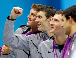 conor dwyer, MICHEAL PHELPS, ryan lochte, ricky berens. :)