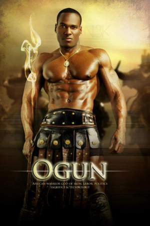 OGUN: Yoruba Warrior Orisha [god] of Iron, Labor, Politics, Sacrifices ...