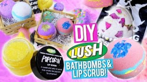 diy lush bath bombs popcorn lip scrub youtube # bath # lush # diy ...